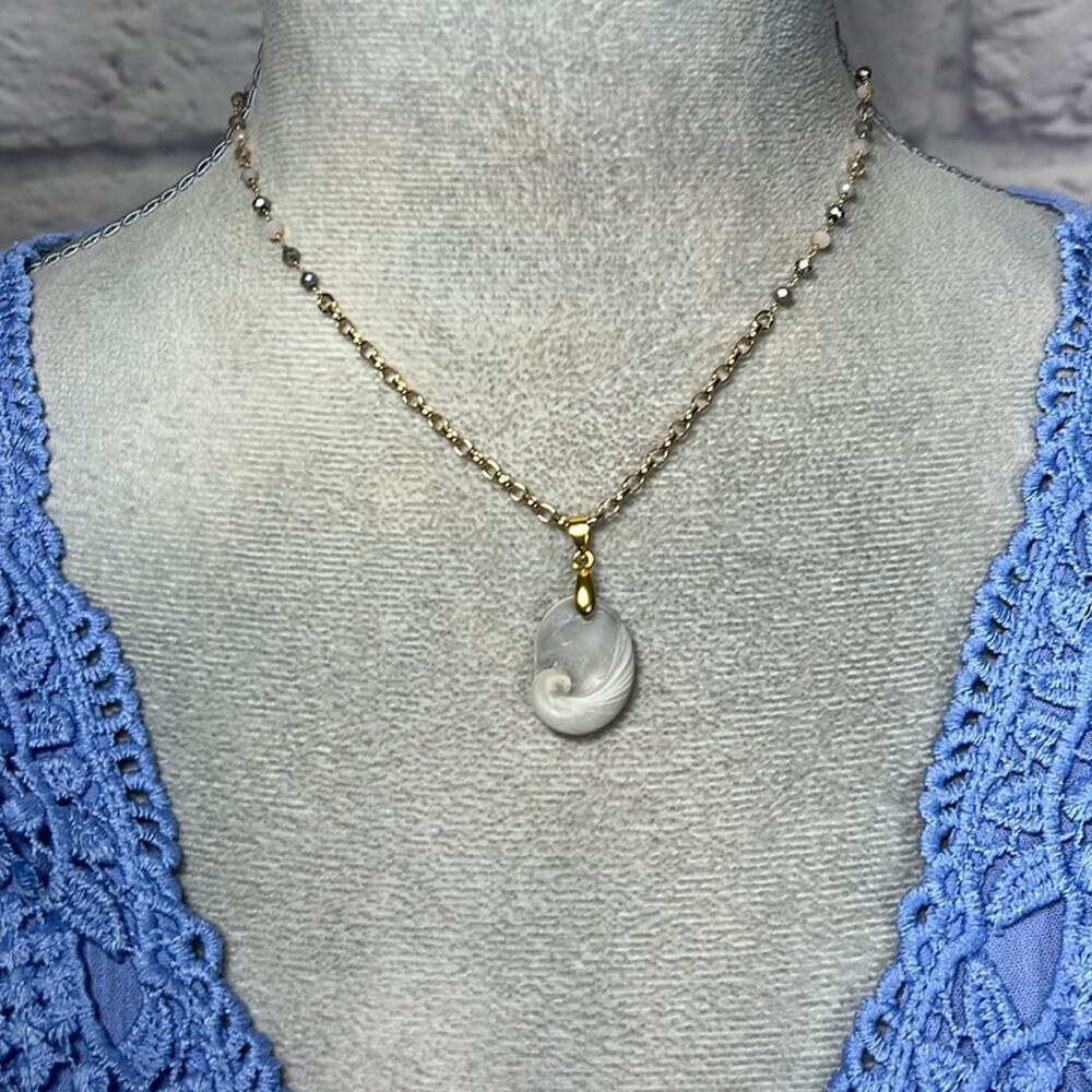 Handmade Shell Pendant Necklace